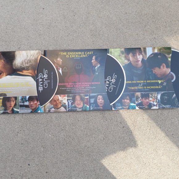 FOR YOUR CONSIDERATION- Squid Game 3X SAG DVD Screener Season 1 - Picture 6 of 8